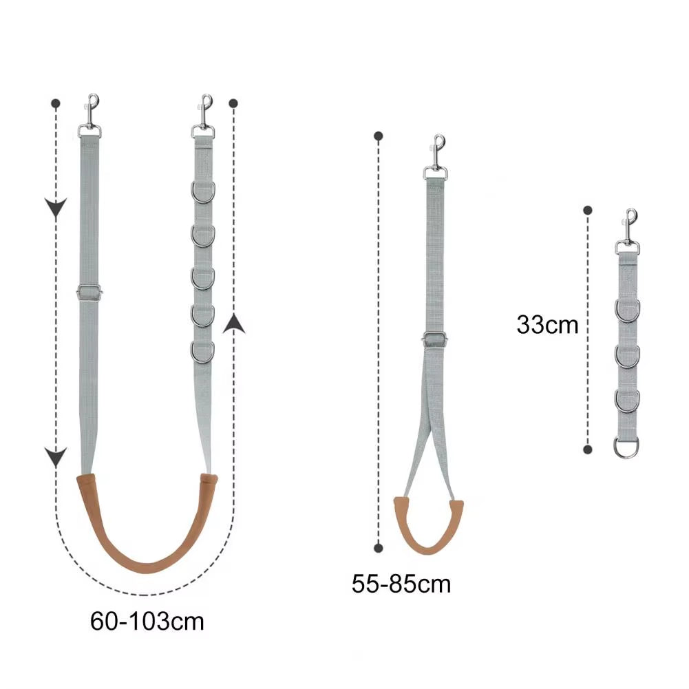 3Pcs/Set Pet Grooming Tether Adjustable Pet Leash Dog Grooming Belly Strap Dog Bathing Restraint Leash Table Strap Pet Supplies