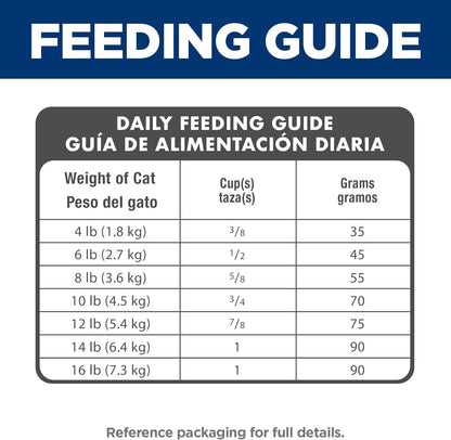 Adult 7+ Indoor Dry Cat Food, Chicken, 15.5 Lb. Bag