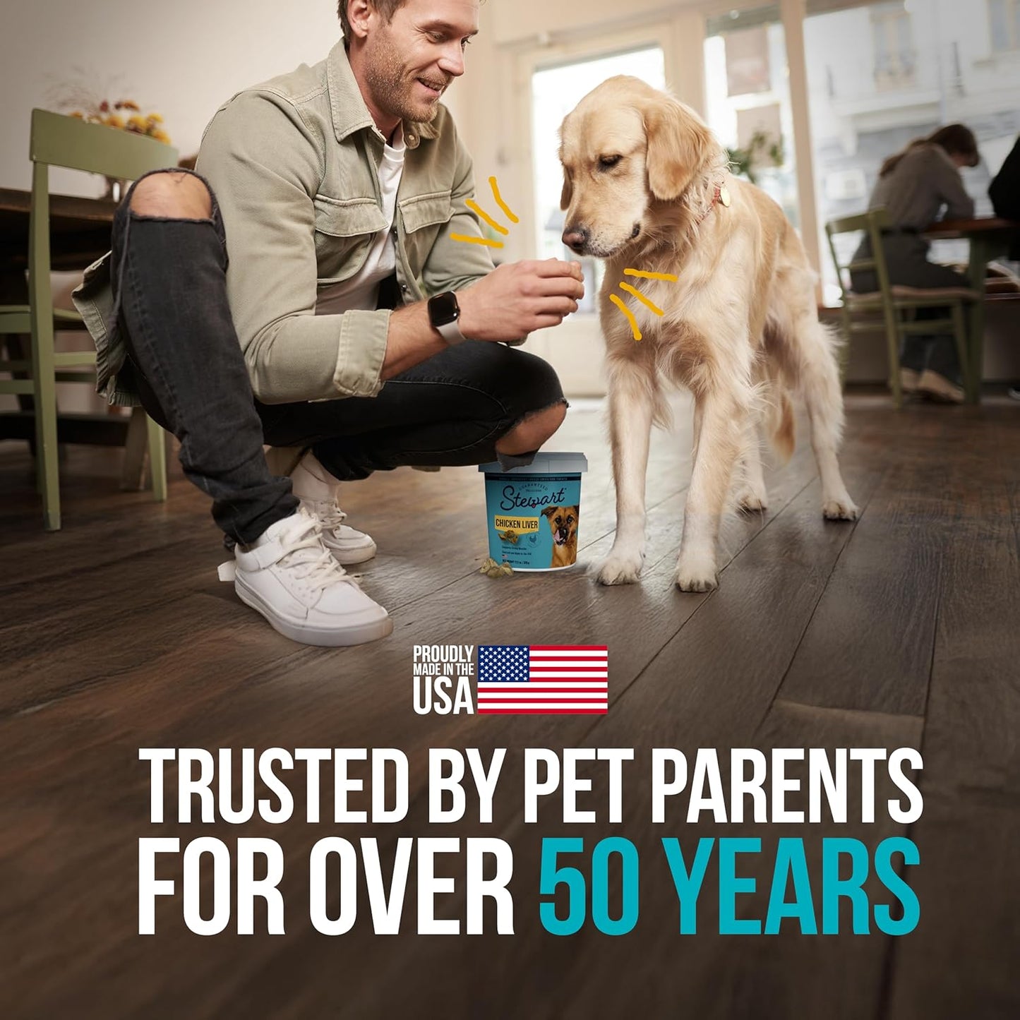 100% Chicken Liver Dog Treats, 1.5 Oz Tub, ~25 Pieces, Freeze Dried Raw, Single Ingredient, 60% Protein Training Treats or Meal Topper, Grain Free, Gluten Free